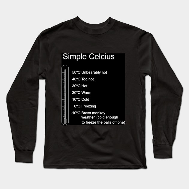 Simple Celcius Long Sleeve T-Shirt by JayDax